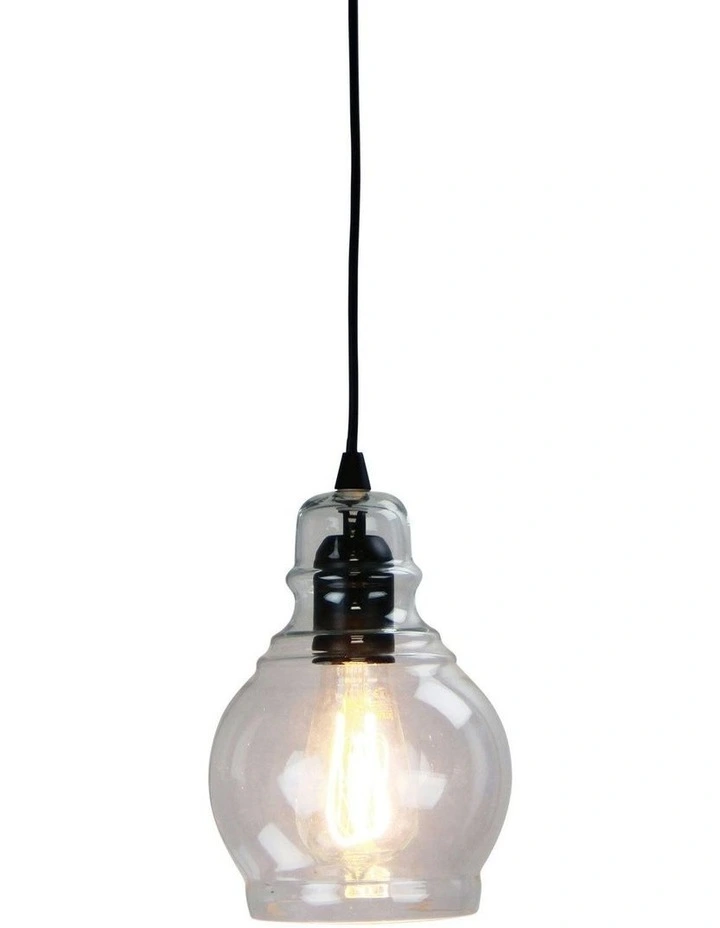 Auburn.3 Clear Glass Single Pendant image 2