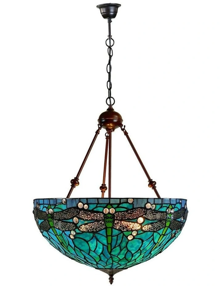 Sylvia Dragonfly Pendant Light in Multi image 1