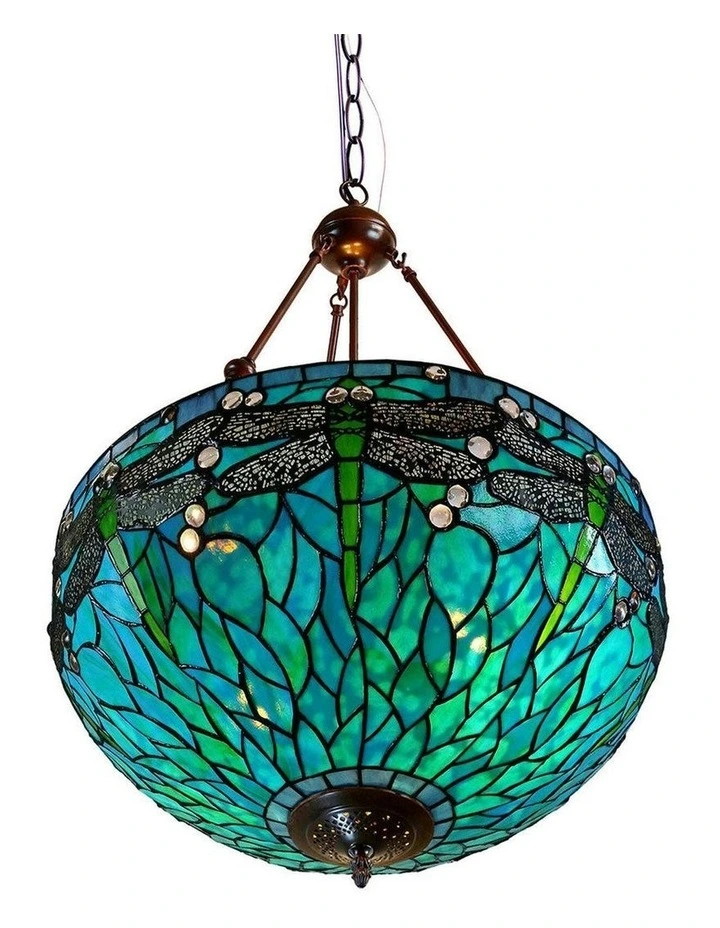 Sylvia Dragonfly Pendant Light in Multi image 2