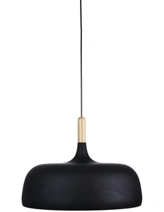 Malt Scandustrial Designed Pendant 48cm in Black
