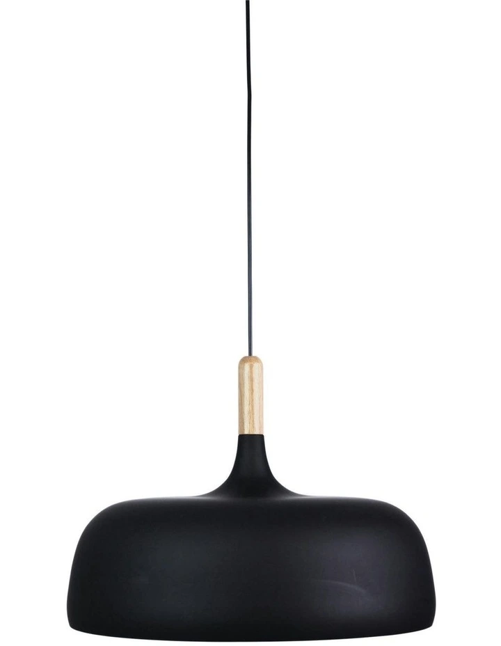 Malt Scandustrial Designed Pendant 48cm in Black image 1
