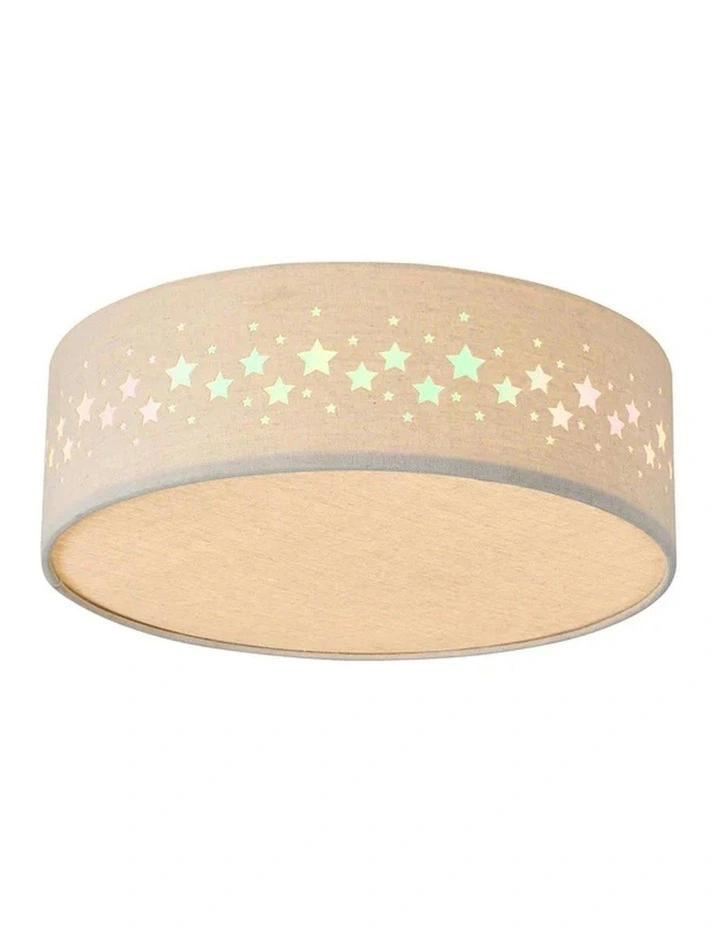 Kiki LED Flush Ceiling Light in White image 2