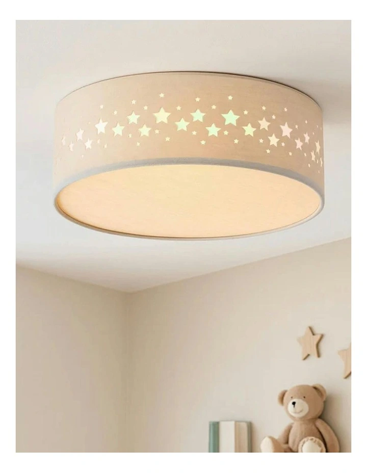 Kiki LED Flush Ceiling Light in White image 3