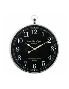 Elizabeth Wall Clock 70 cm in Black