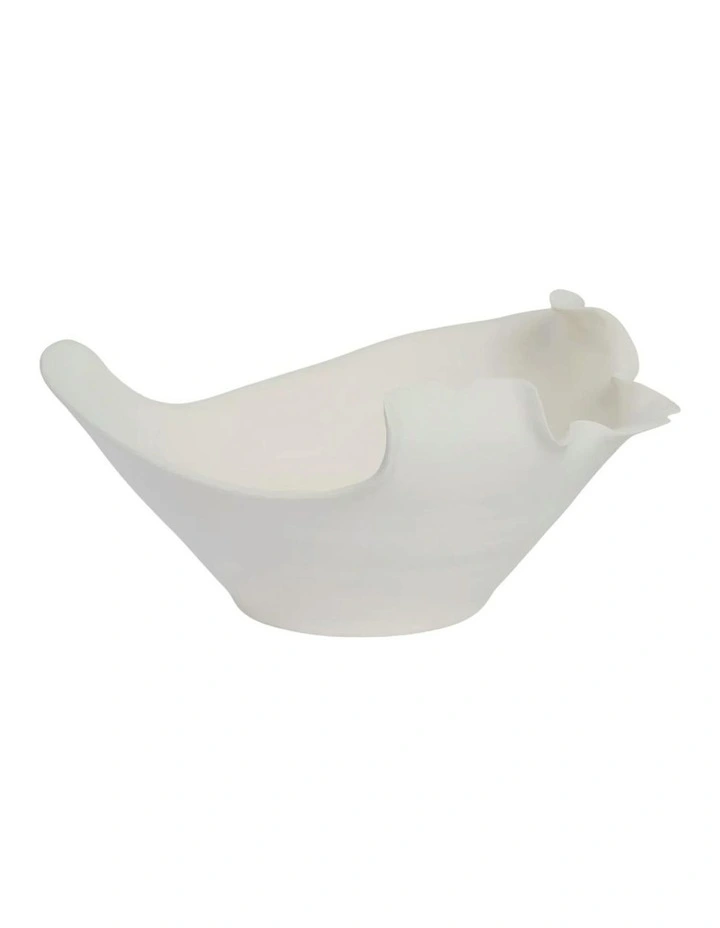 Eloise Bowl 37cm in White image 3