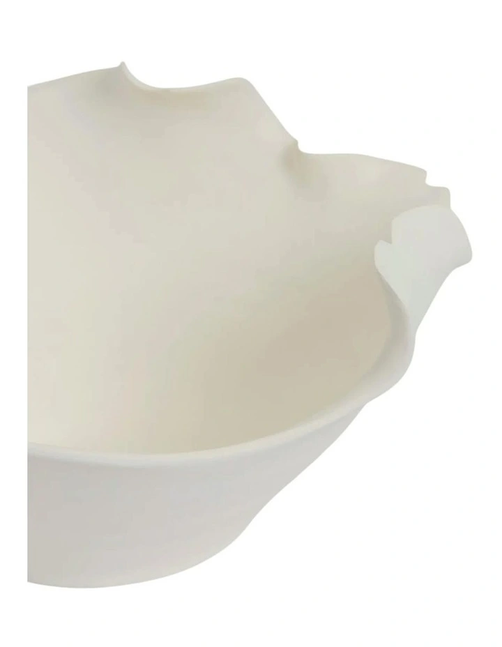 Eloise Bowl 37cm in White image 4