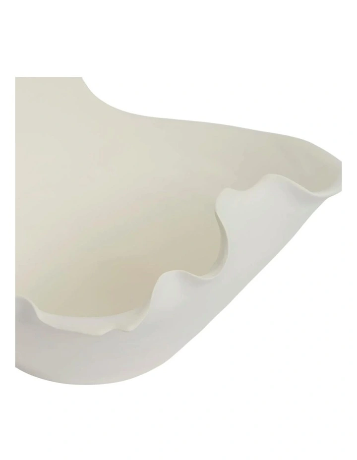 Eloise Bowl 37cm in White image 5