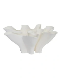 Ebony Vase 41cm in White