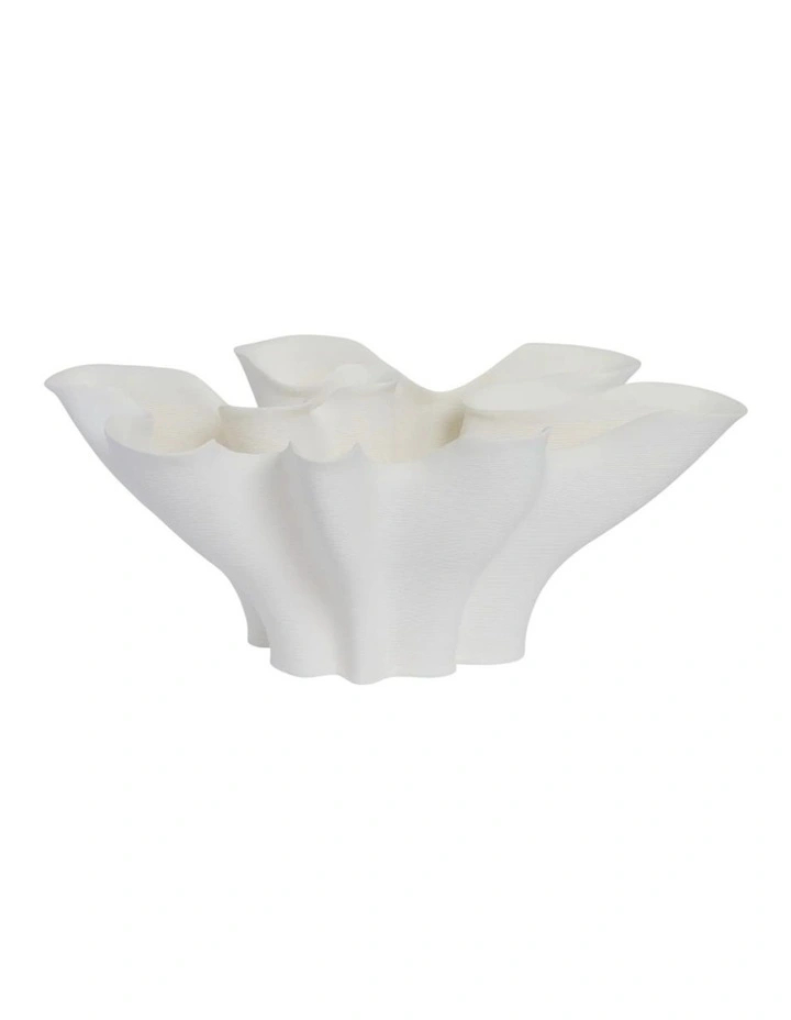 Ebony Vase 41cm in White image 2