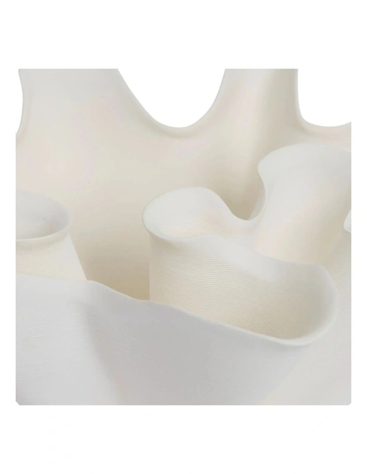 Ebony Vase 41cm in White image 4