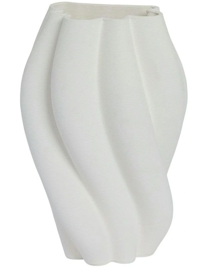 Manilla Floral Vase 28cm in White image 4