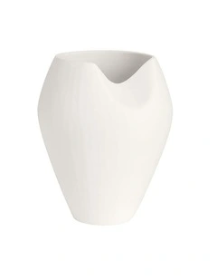 Leah Vase 36cm in White