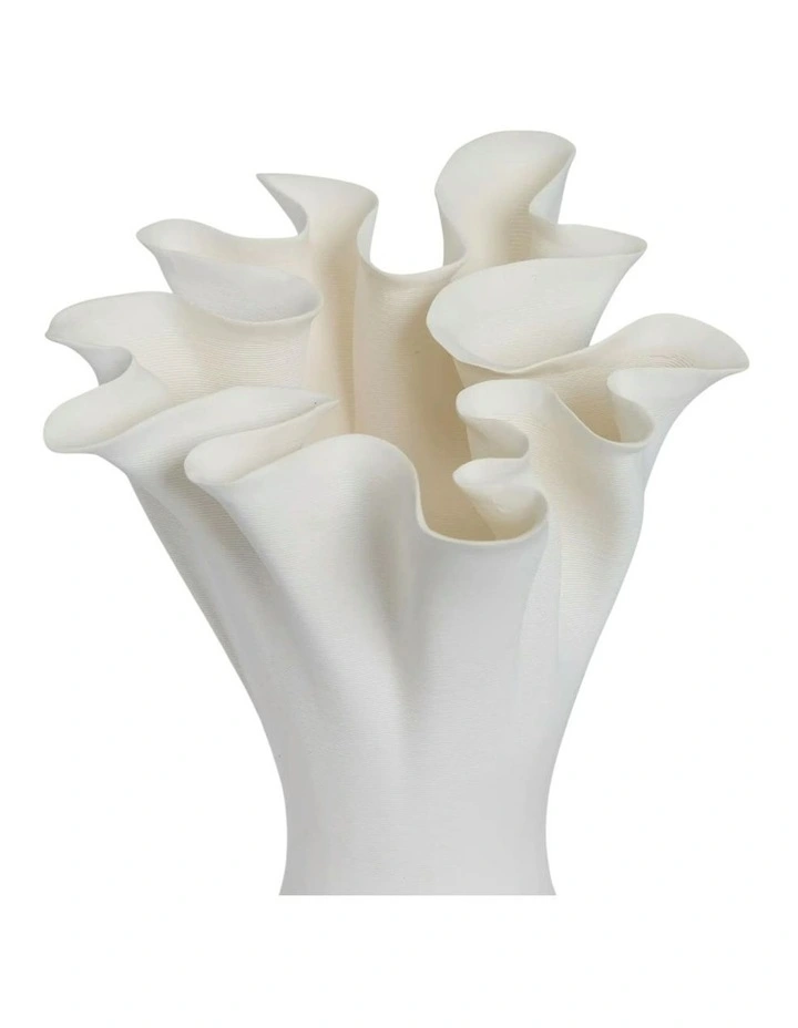 Bryony Vase 25cm in White image 2