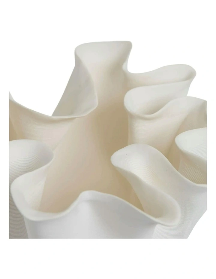 Bryony Vase 25cm in White image 4