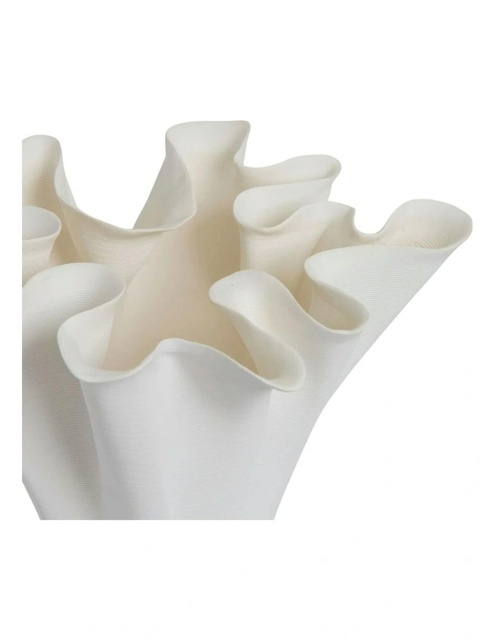 Bryony Vase 25cm in White image 5