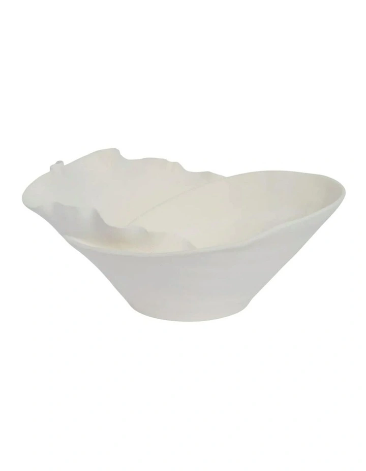 Hallie Bowl 39cm in White image 1