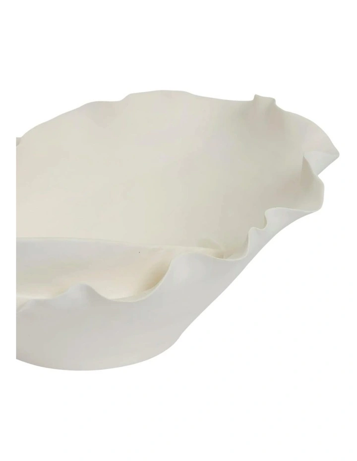 Hallie Bowl 39cm in White image 3