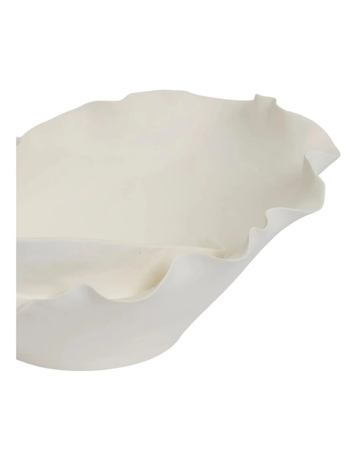 Hallie Bowl 39cm in White image 4