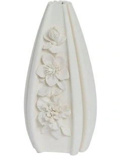 Adelaide Floral Vase 30cm in Cream