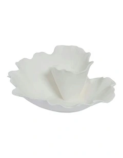 Kimberley Bowl 38cm in White