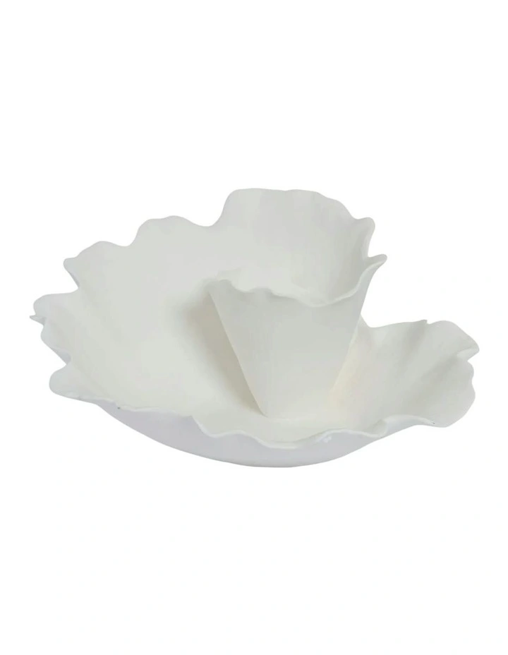 Kimberley Bowl 38cm in White image 1