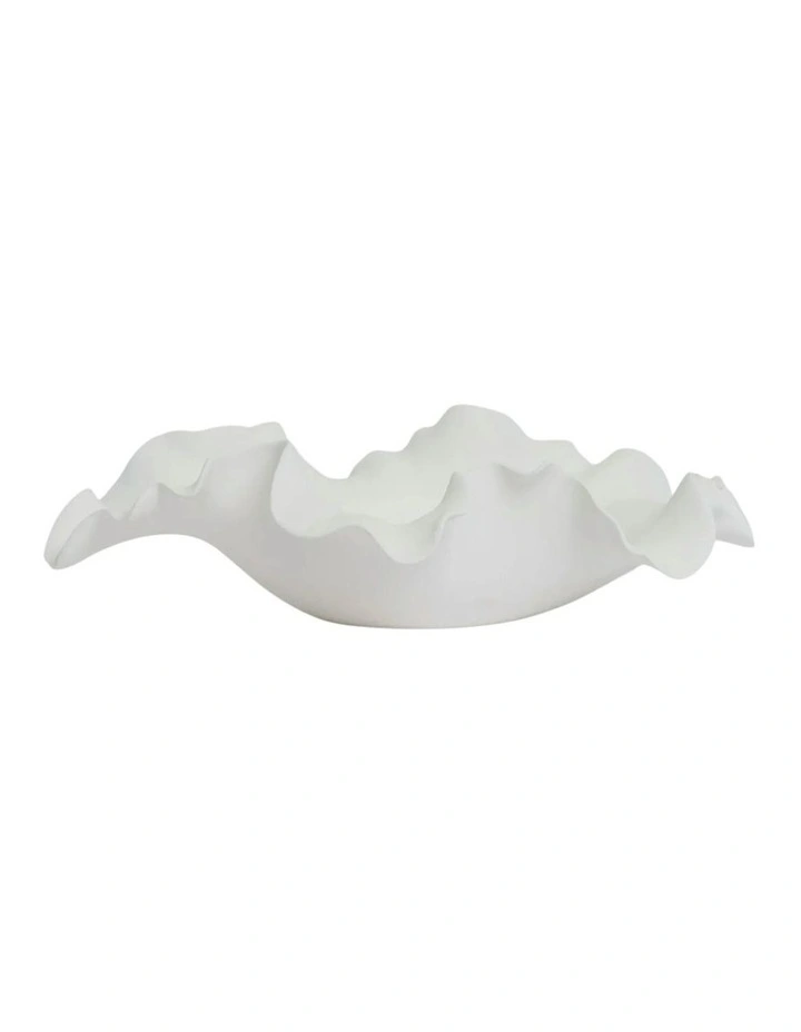 Phoebe Decorative Bowl 34cm in White image 2