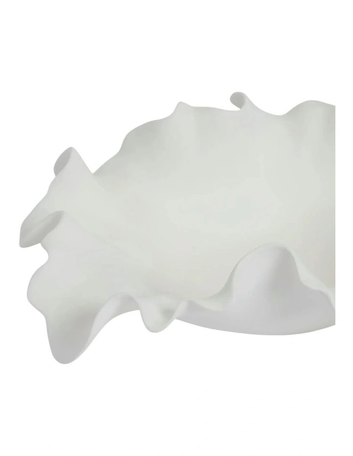 Phoebe Decorative Bowl 34cm in White image 4