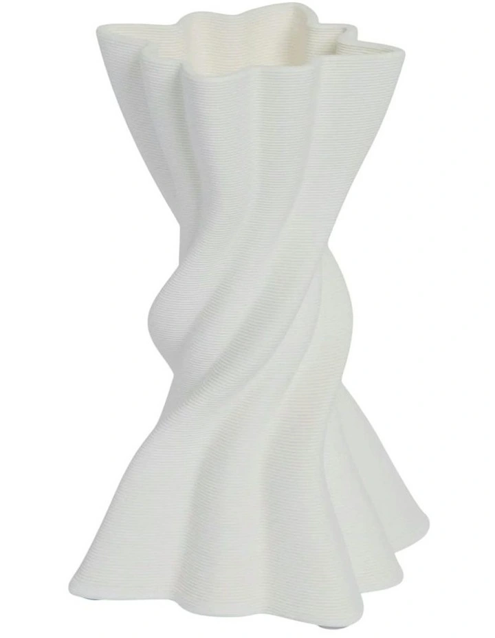 Lola Vase 20cm in White image 1