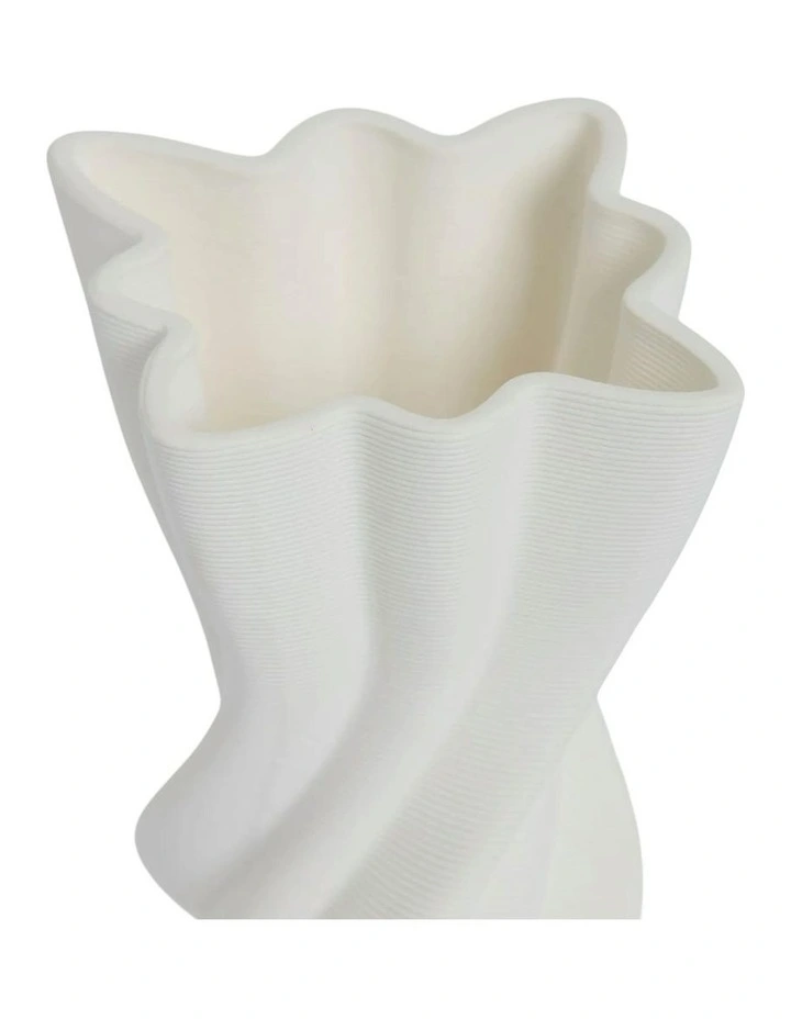 Lola Vase 20cm in White image 2