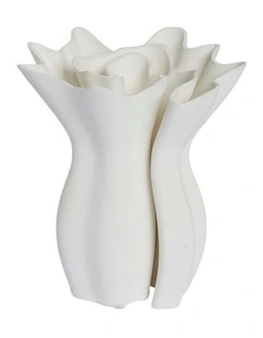 Maven Vase 29cm in White