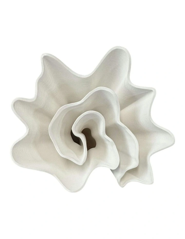 Maven Vase 29cm in White image 4
