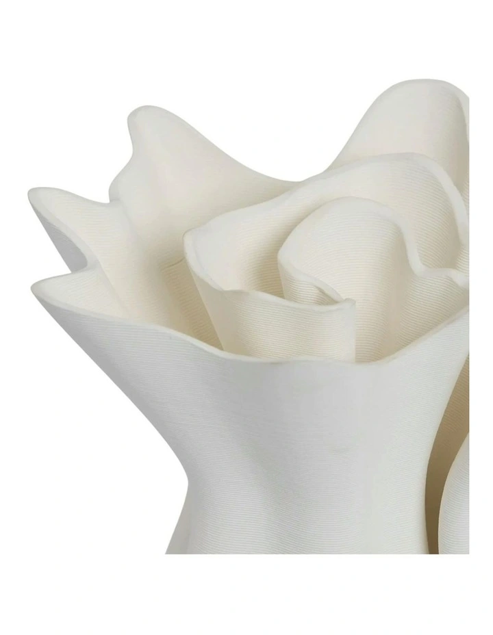 Maven Vase 29cm in White image 5