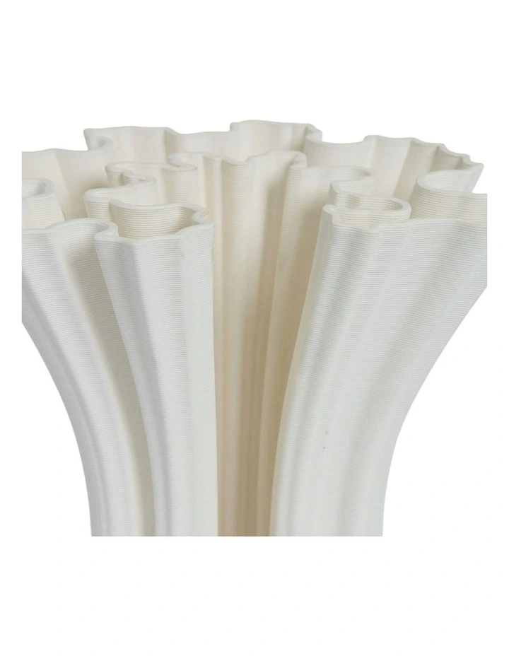 Zoe Vase 24cm in White image 4