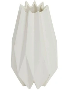 Madison Vase 23cm in White