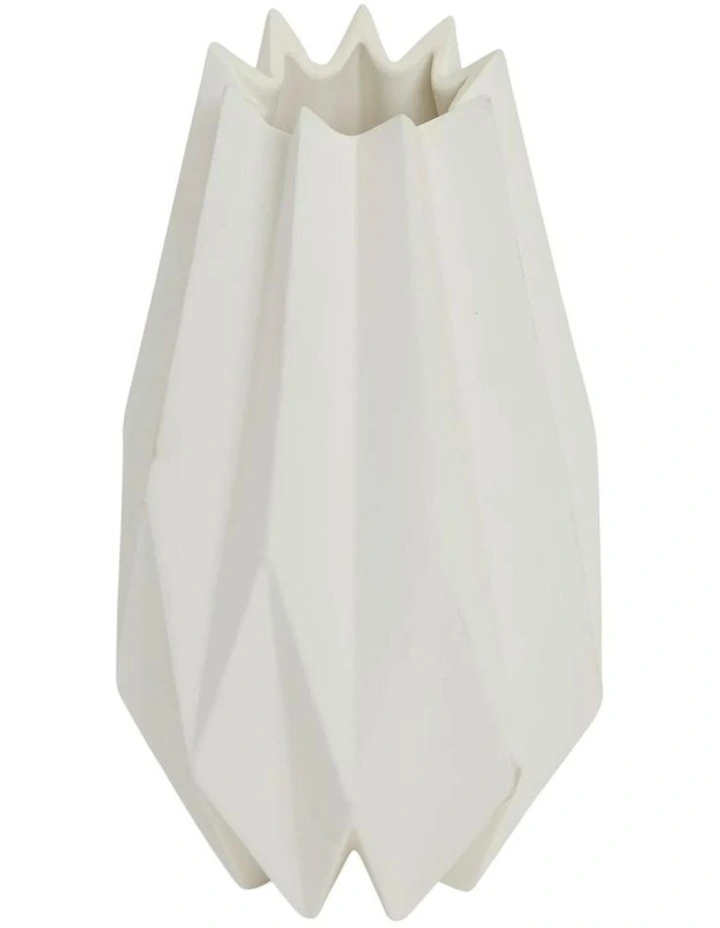 Madison Vase 23cm in White image 1