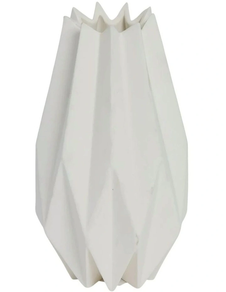 Madison Vase 23cm in White image 3