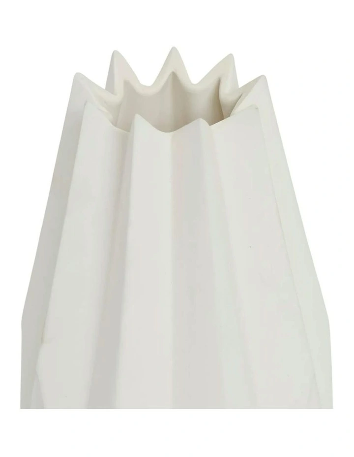 Madison Vase 23cm in White image 4