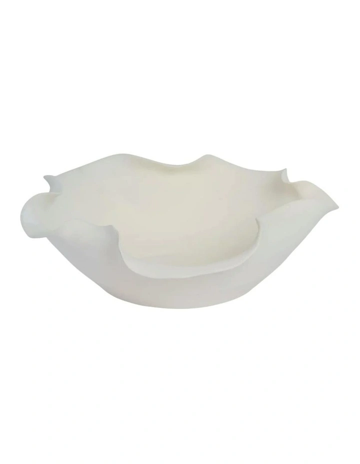 Lara Bowl 39cm in Cream image 1