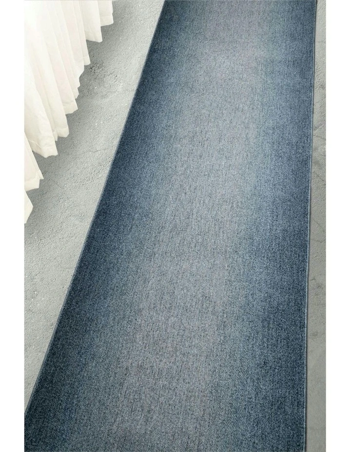Paxon Tonal Blue Gradient Runner Rug in Blue image 7