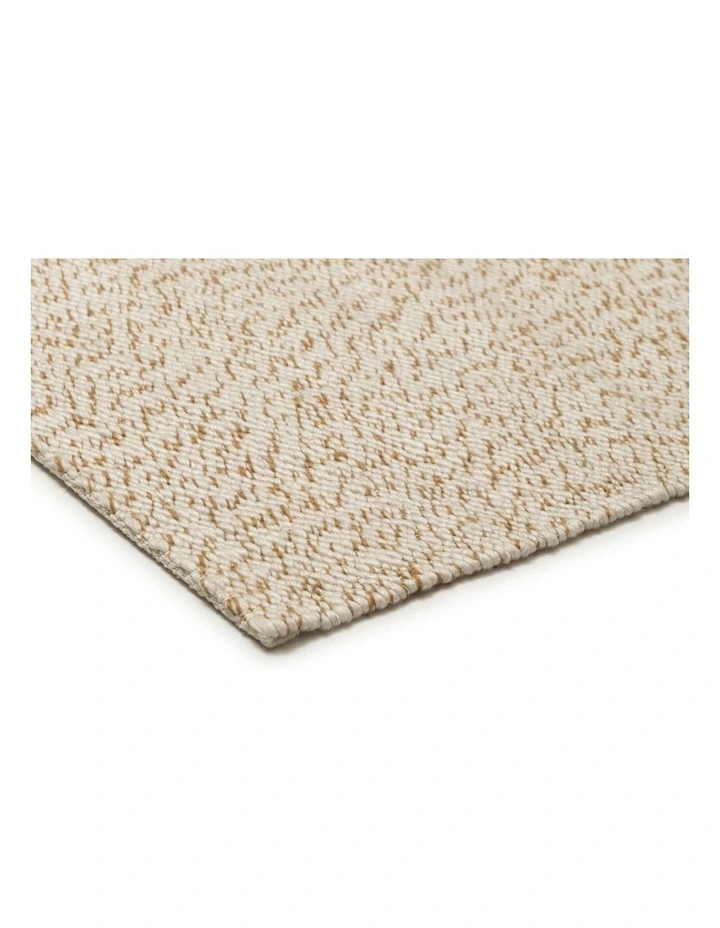 Tucson Flatweave Wool Rug in Cream image 4