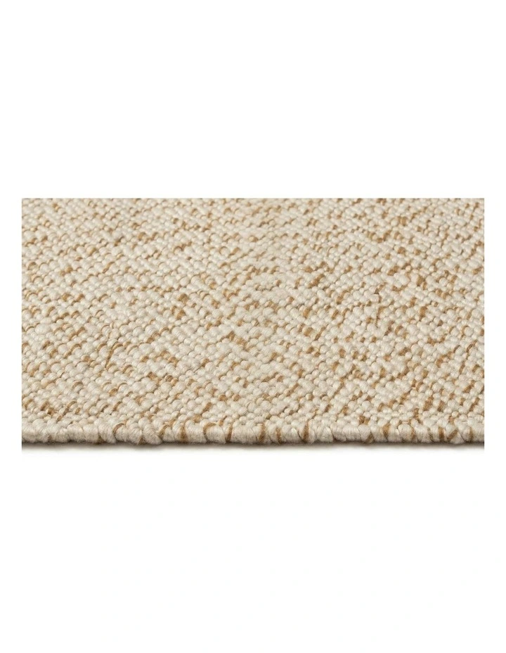 Tucson Flatweave Wool Rug in Cream image 6