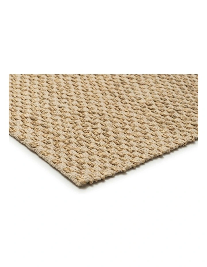 Sorocaba Cream Jute Basket Weave Rug in Cream image 4