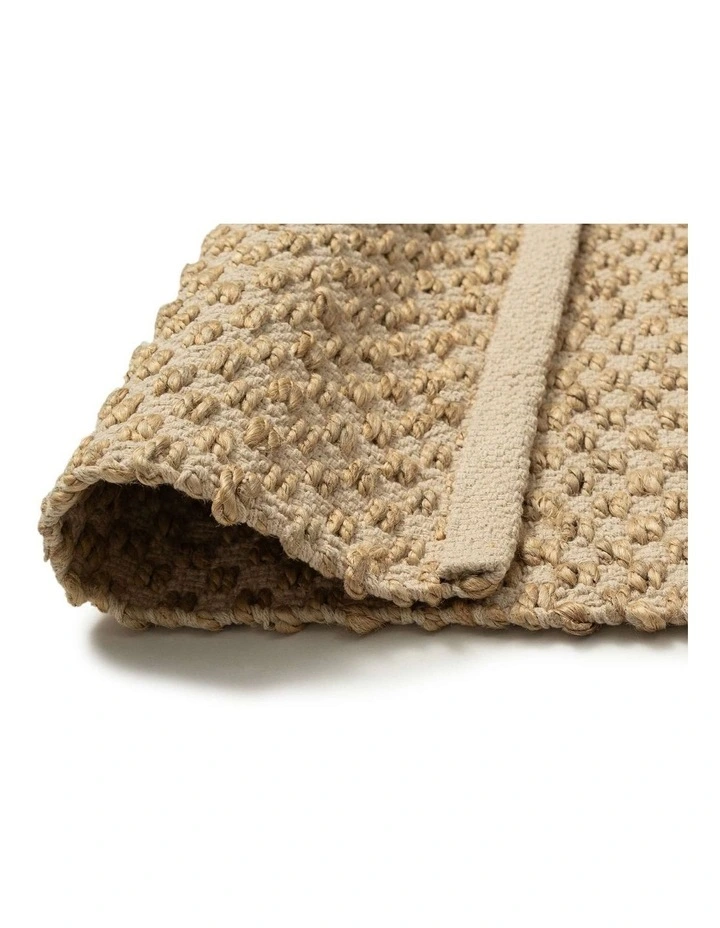 Sorocaba Cream Jute Basket Weave Rug in Cream image 5