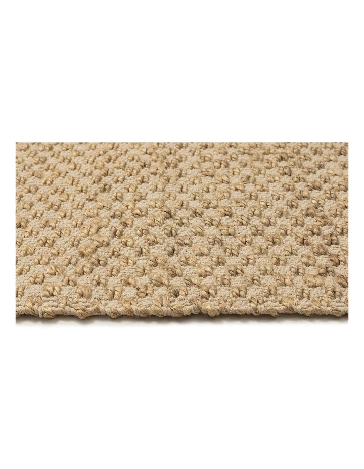 Sorocaba Cream Jute Basket Weave Rug in Cream image 6