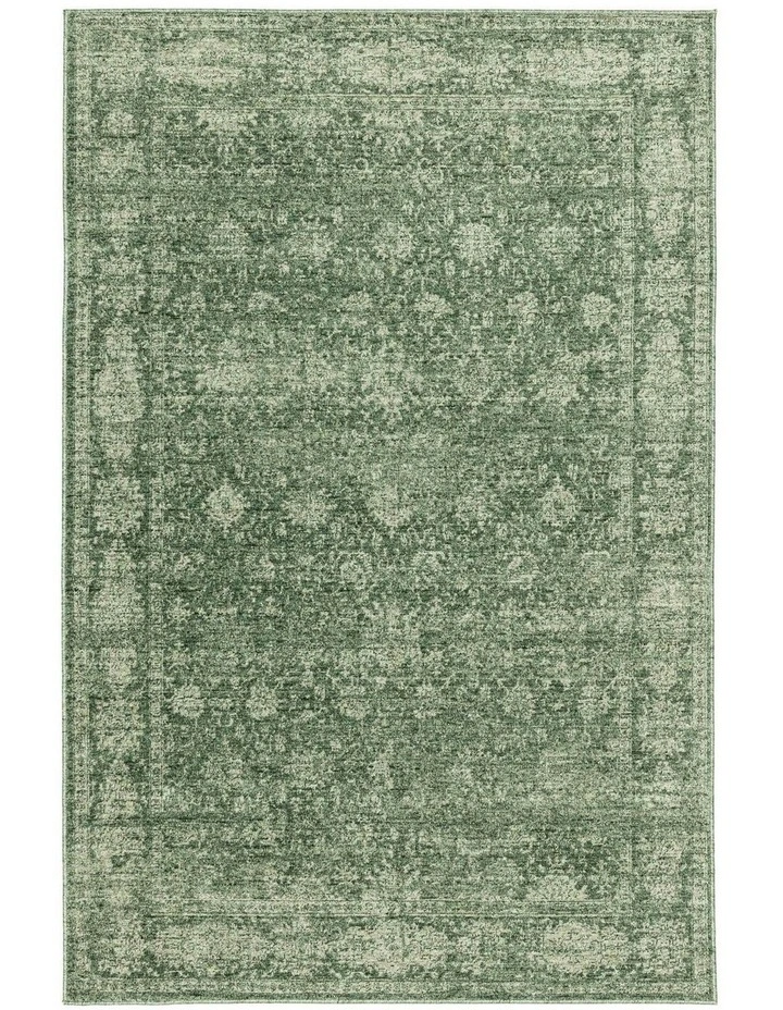 Orfeos Tonal Distressed Rug in Green image 1