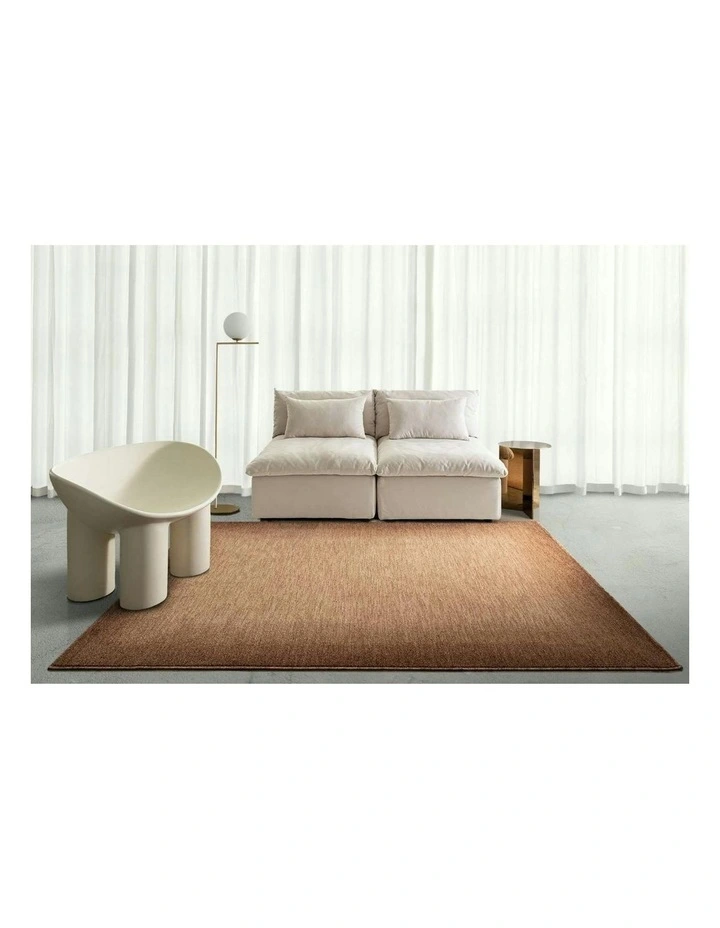 Sina Tonal Gradient Rug in Rust image 7