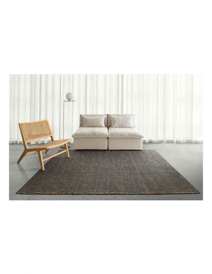 Londrina Natural Rug in Dark Grey image 2