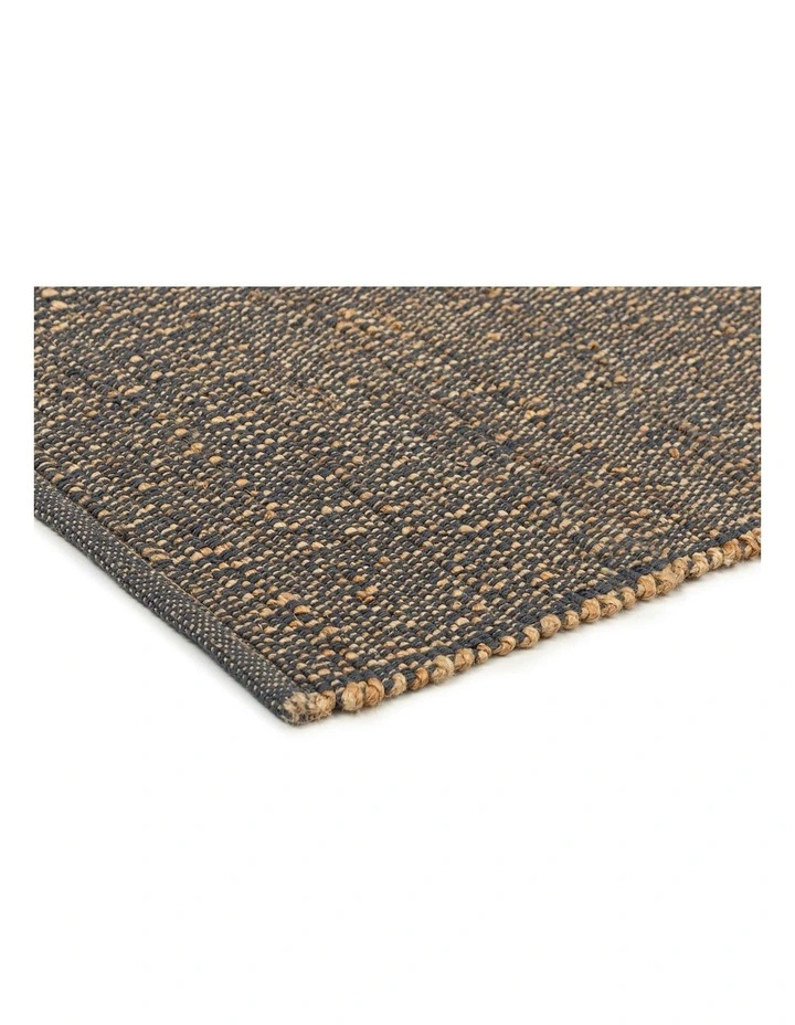 Londrina Natural Rug in Dark Grey image 4