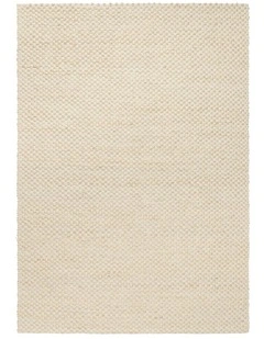Tefe Jute Basket Weave Rug in Cream