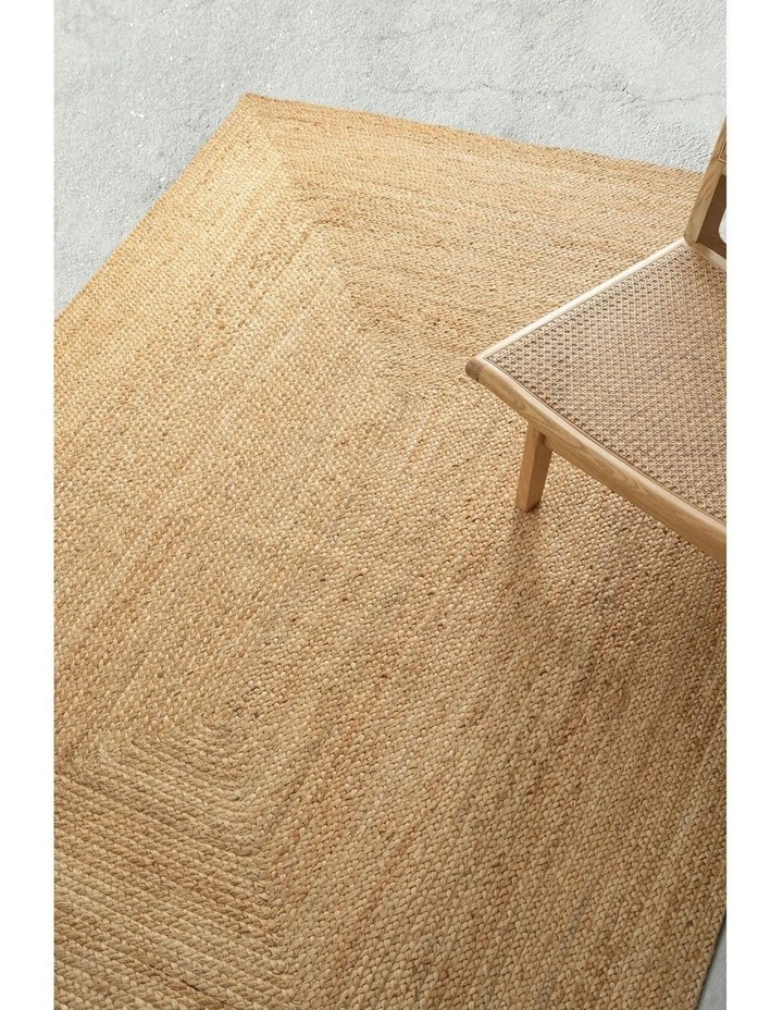 Mossoro Hand Braided Jute Rug in Beige image 3